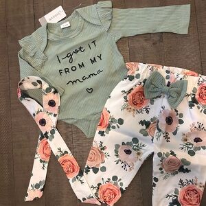 Floral outfit set